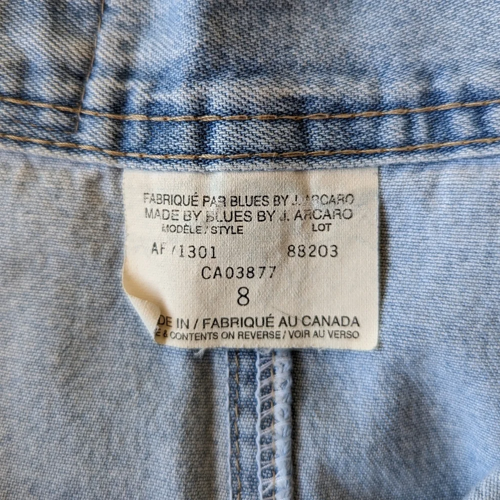 🌿 Vintage - Light blue denim skirt - Picture 5 of 5